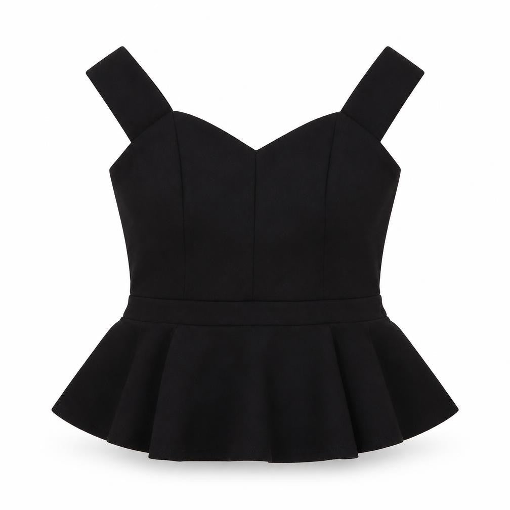 Miss Selfridge Womens Black   Basic Blouse Size 6