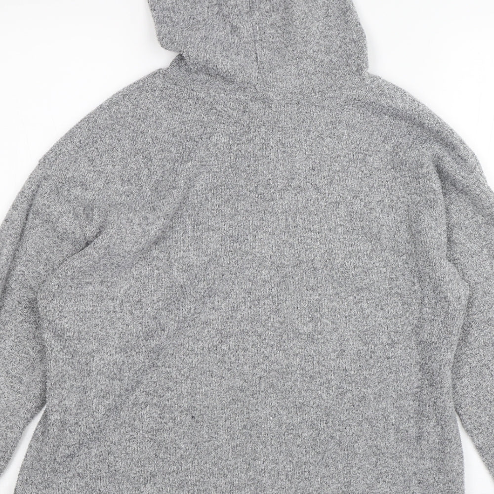 George Womens Grey   Pullover Hoodie Size S
