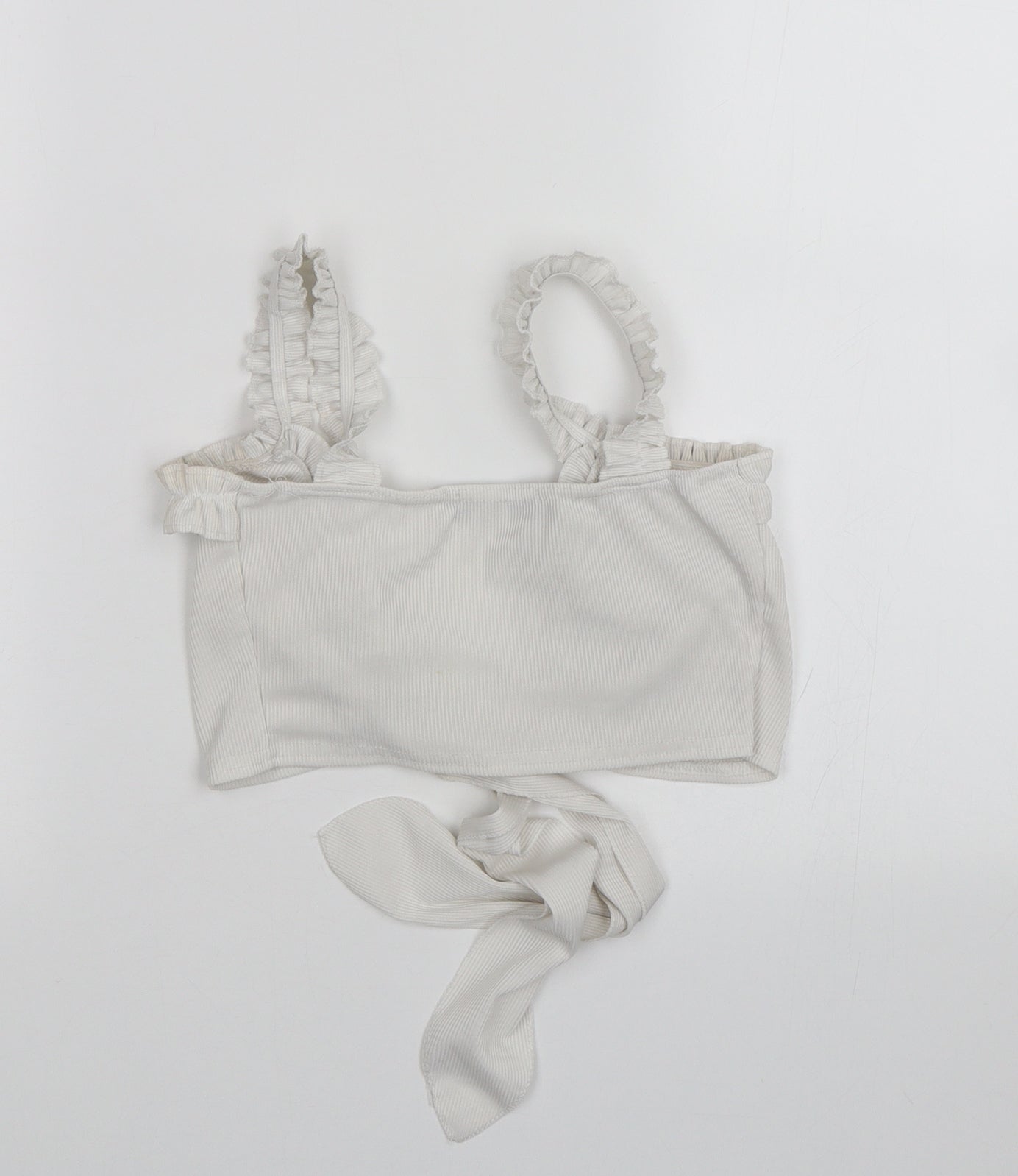 PRETTYLITTLETHING Womens White   Basic Blouse Size 4