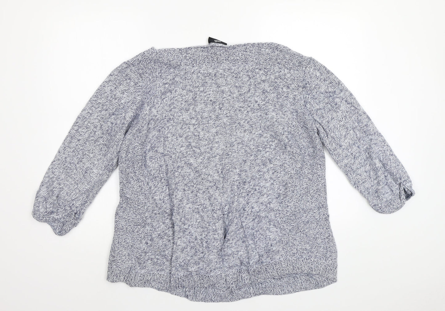 Wallis Womens Blue   Pullover Jumper Size L