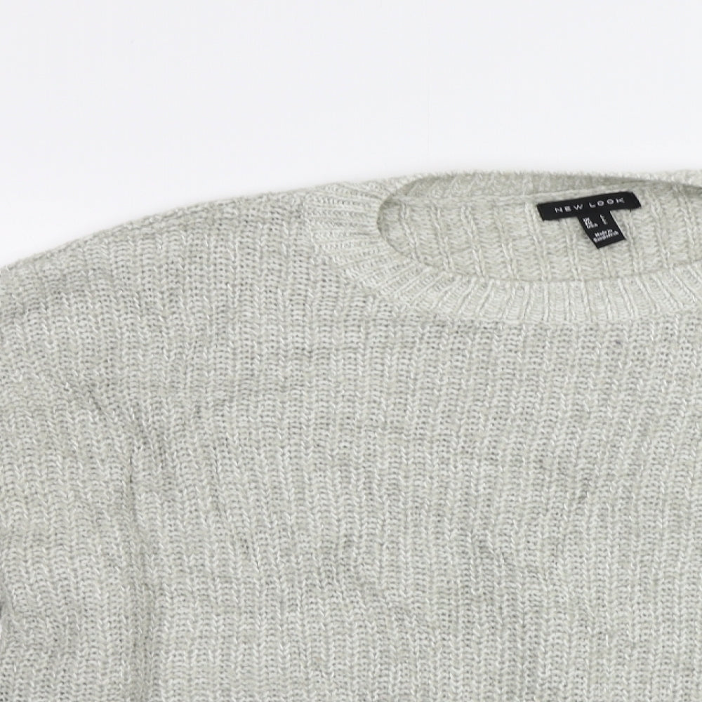 New Look Womens Grey   Pullover Jumper Size L