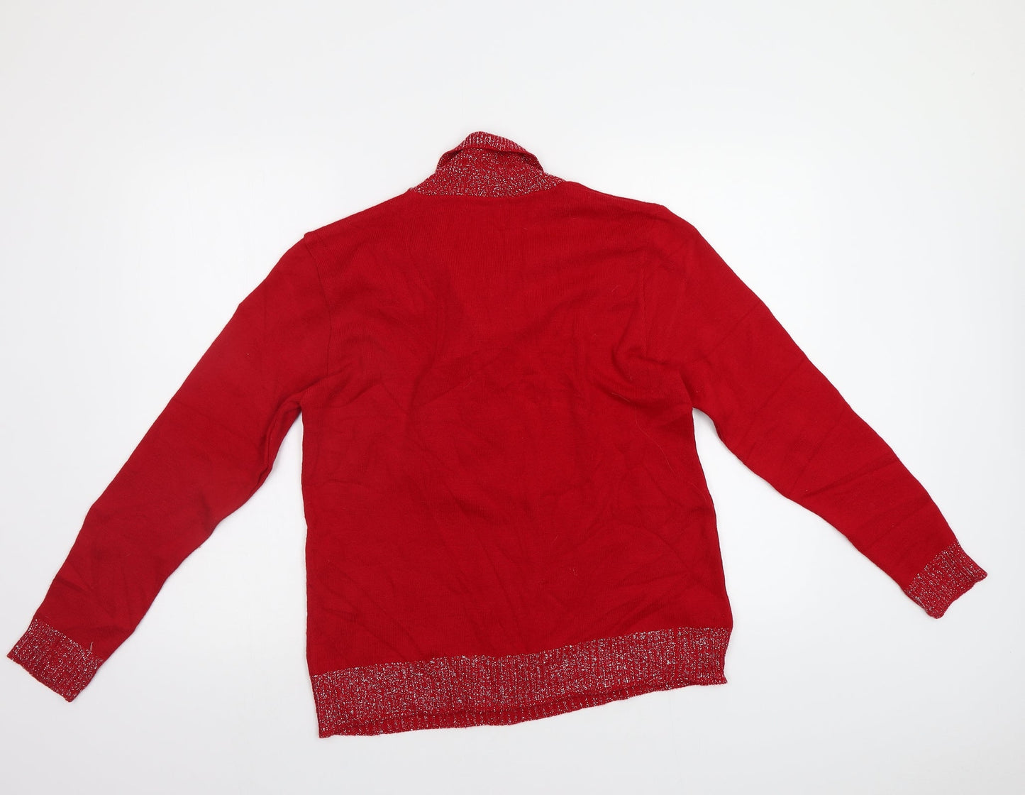 Select Womens Red   Pullover Jumper Size M