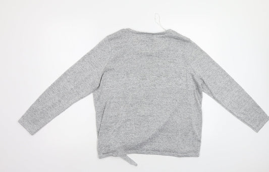 Matalan Womens Silver   Pullover Sweatshirt Size M