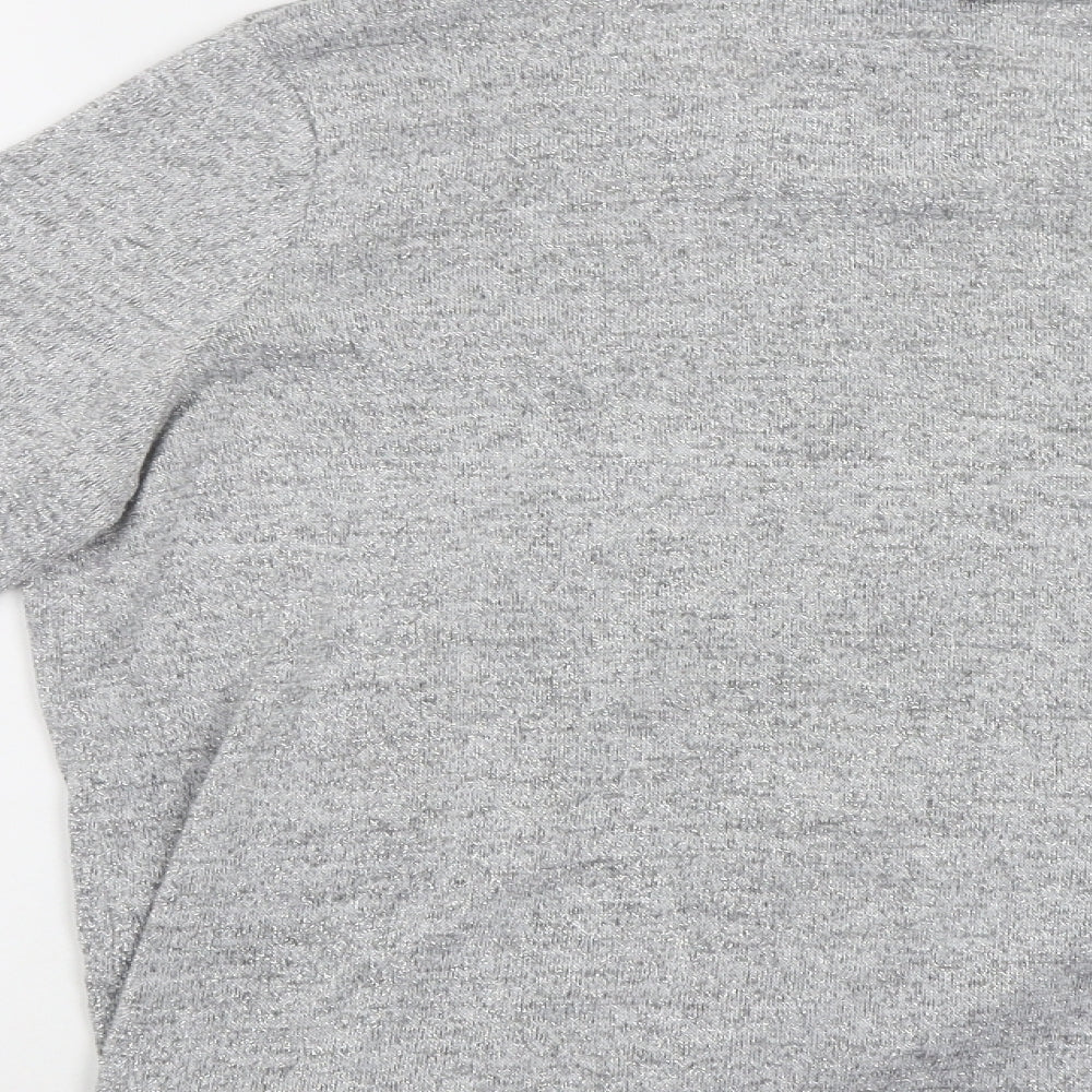 Matalan Womens Silver   Pullover Sweatshirt Size M