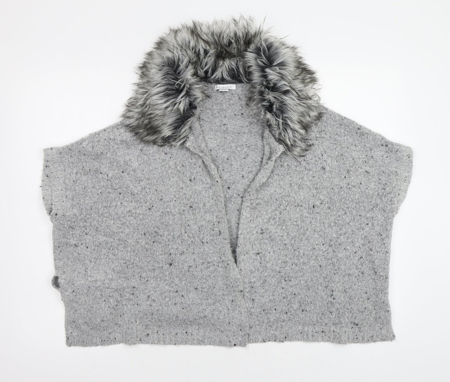 Primark Girls Grey   Cardigan Jumper Size 8-9 Years
