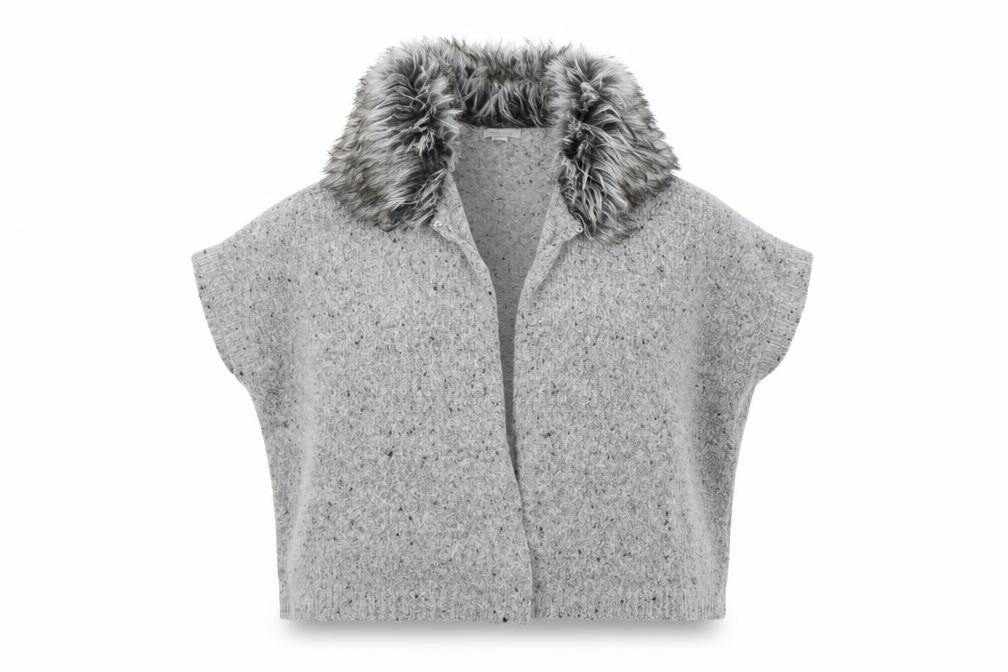 Primark Girls Grey   Cardigan Jumper Size 8-9 Years