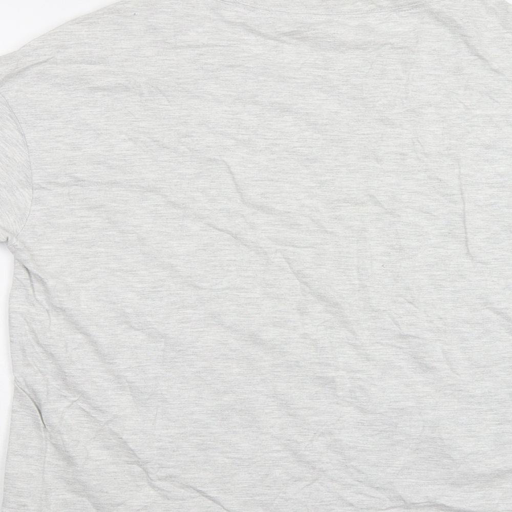 Primark Womens Grey   Top Pyjama Top Size M  - Xmas Top