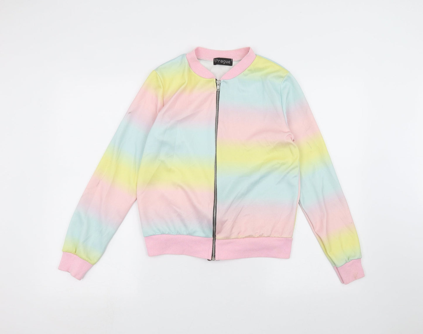 Prague Girls Pink   Bomber Jacket Jacket Size M