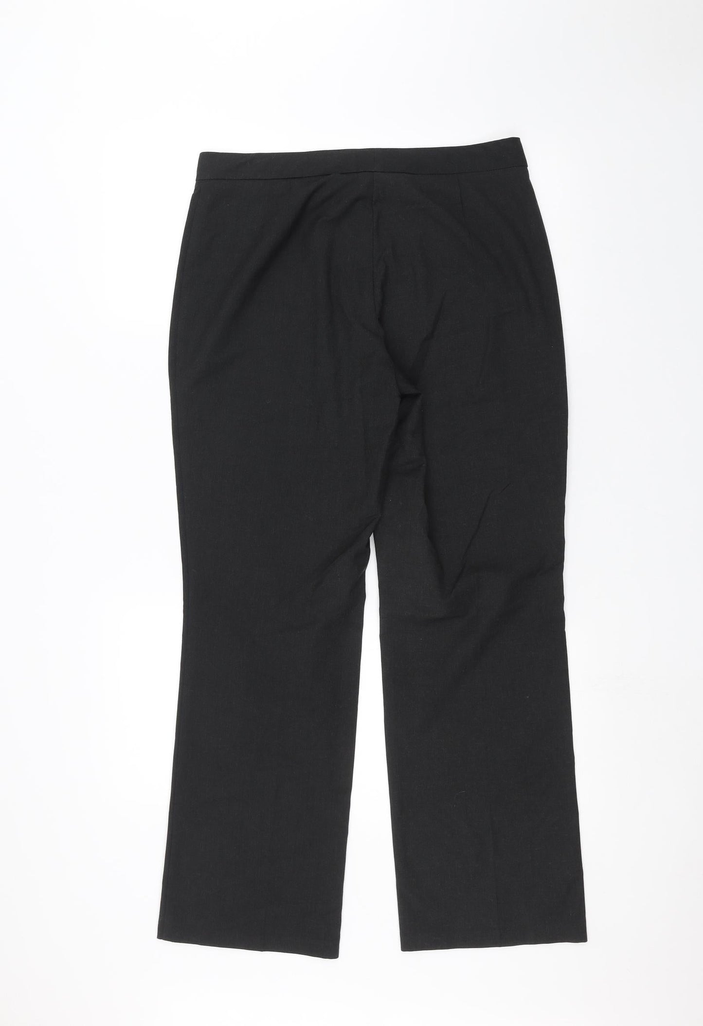 Marks and Spencer Womens Black   Trousers  Size 10 L25 in