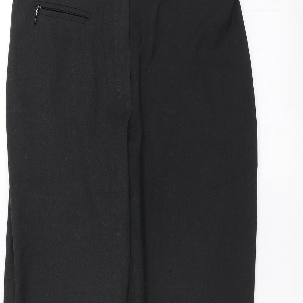 Marks and Spencer Womens Black   Trousers  Size 10 L25 in