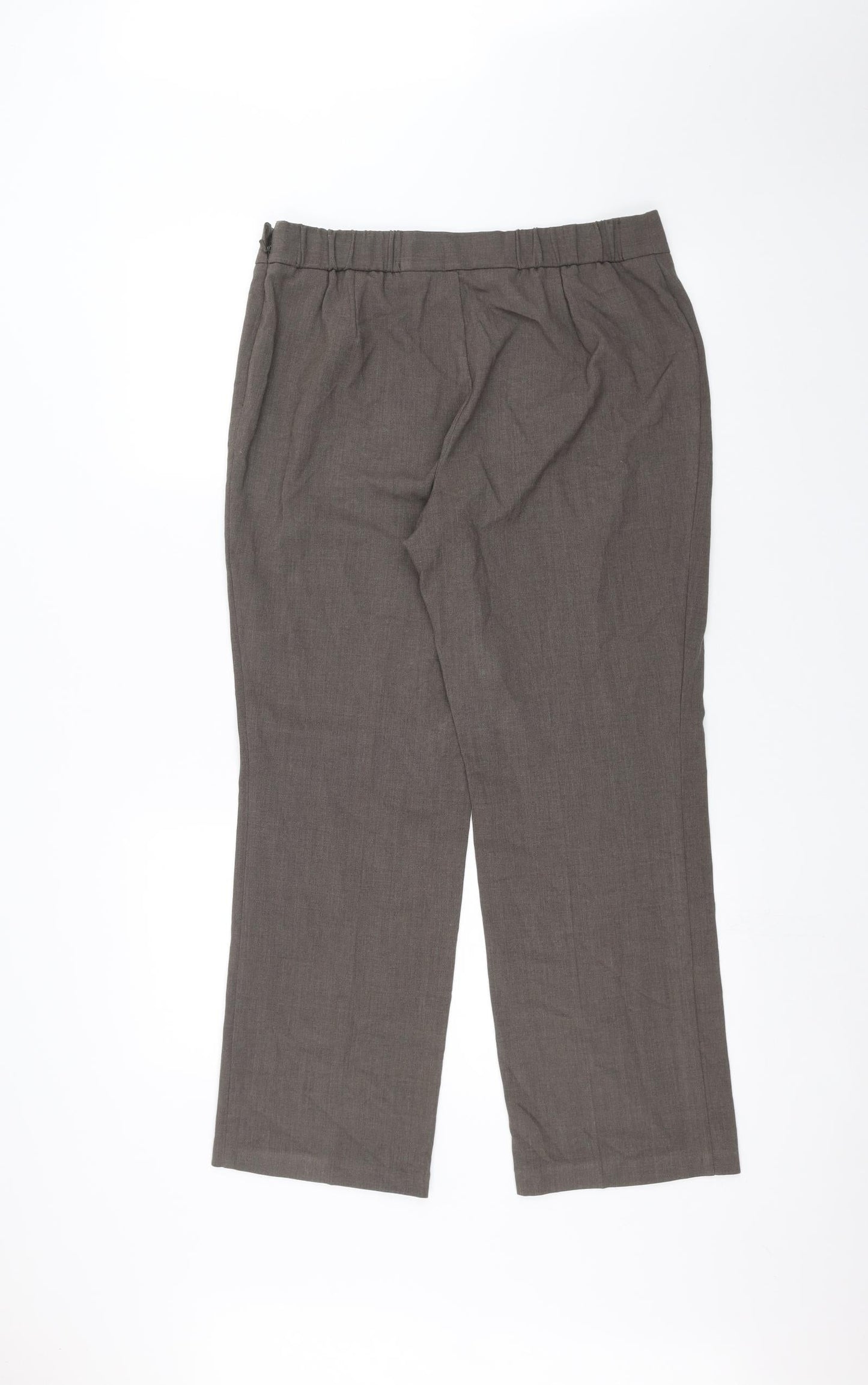 Marks and Spencer Womens Beige   Trousers  Size 12 L25 in