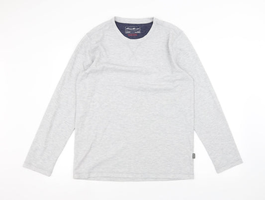 Eddie Bauer Mens Grey   Pullover Jumper Size M