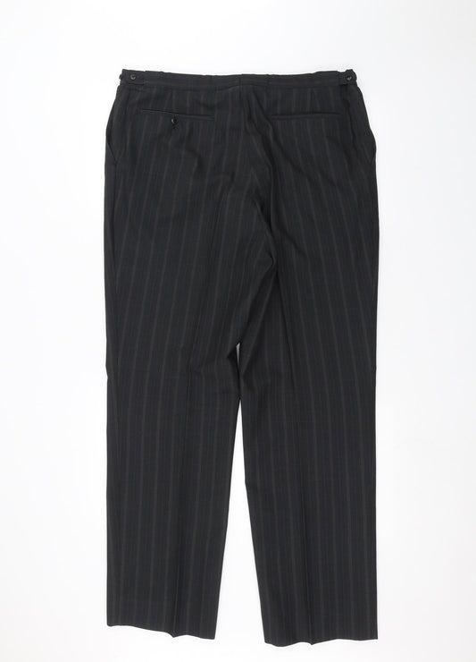 Preworn Mens Black   Trousers  Size 36 in L30 in