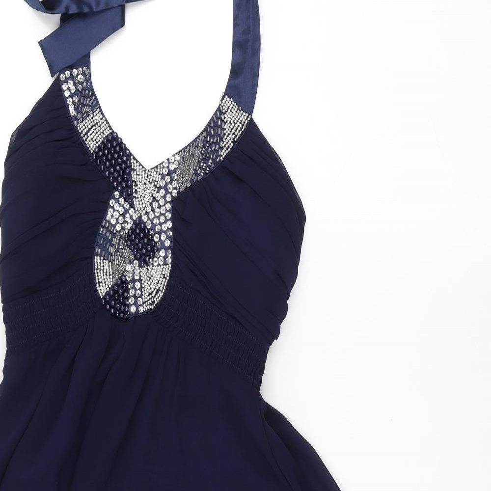amy paris Womens Blue   A-Line  Size 8
