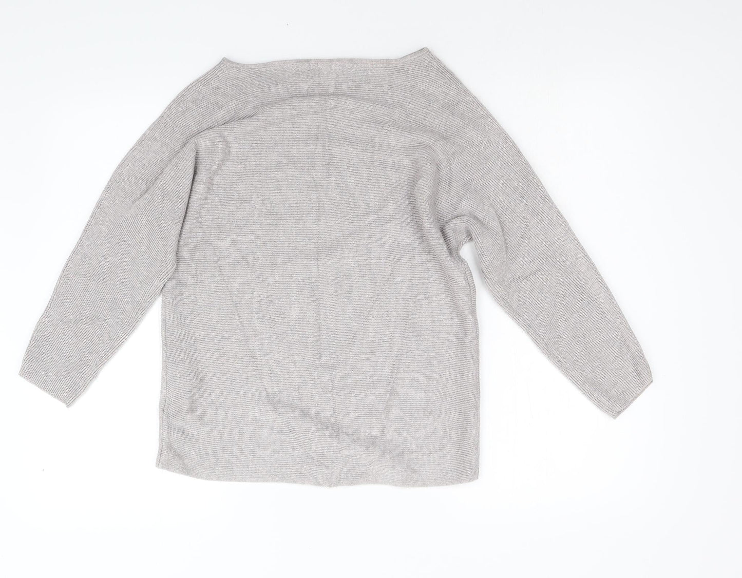 H&M Womens Beige  Knit Pullover Jumper Size XS