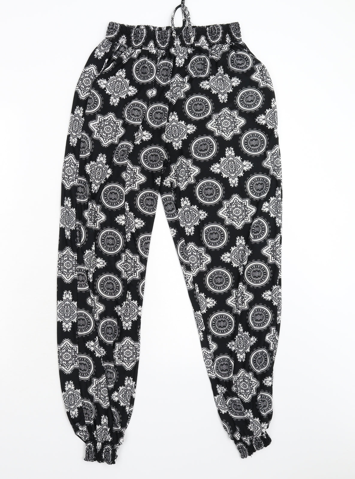 Paul Mac Womens Multicoloured Geometric  Trousers  Size 12 L28 in
