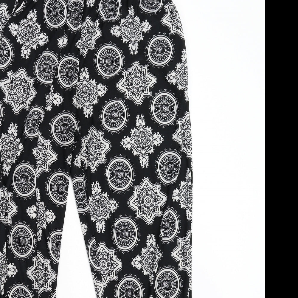 Paul Mac Womens Multicoloured Geometric  Trousers  Size 12 L28 in