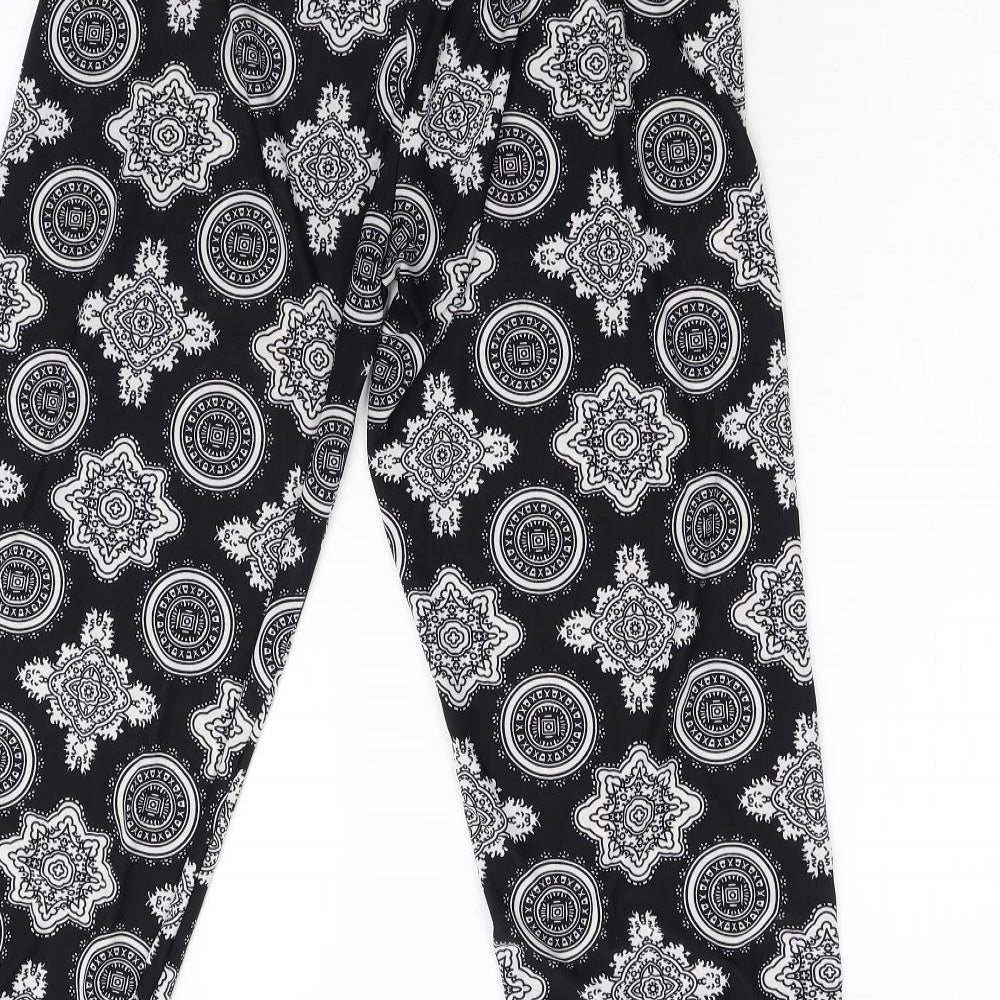 Paul Mac Womens Multicoloured Geometric  Trousers  Size 12 L28 in