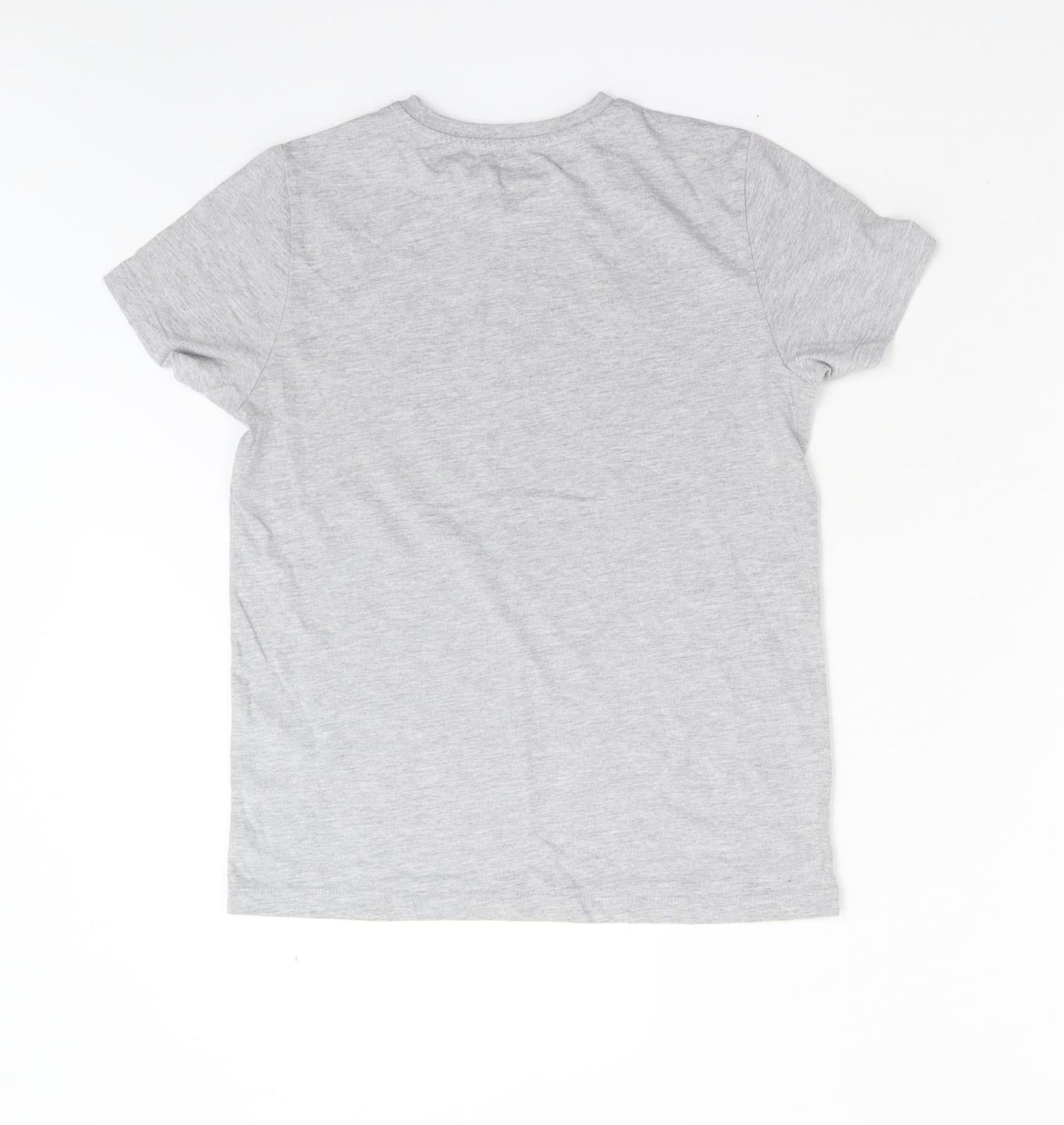 Primark Boys Grey   Basic T-Shirt Size M  - Fortnite