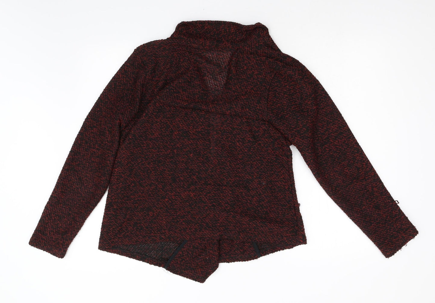 M&S Womens Red   Cardigan Jumper Size 16