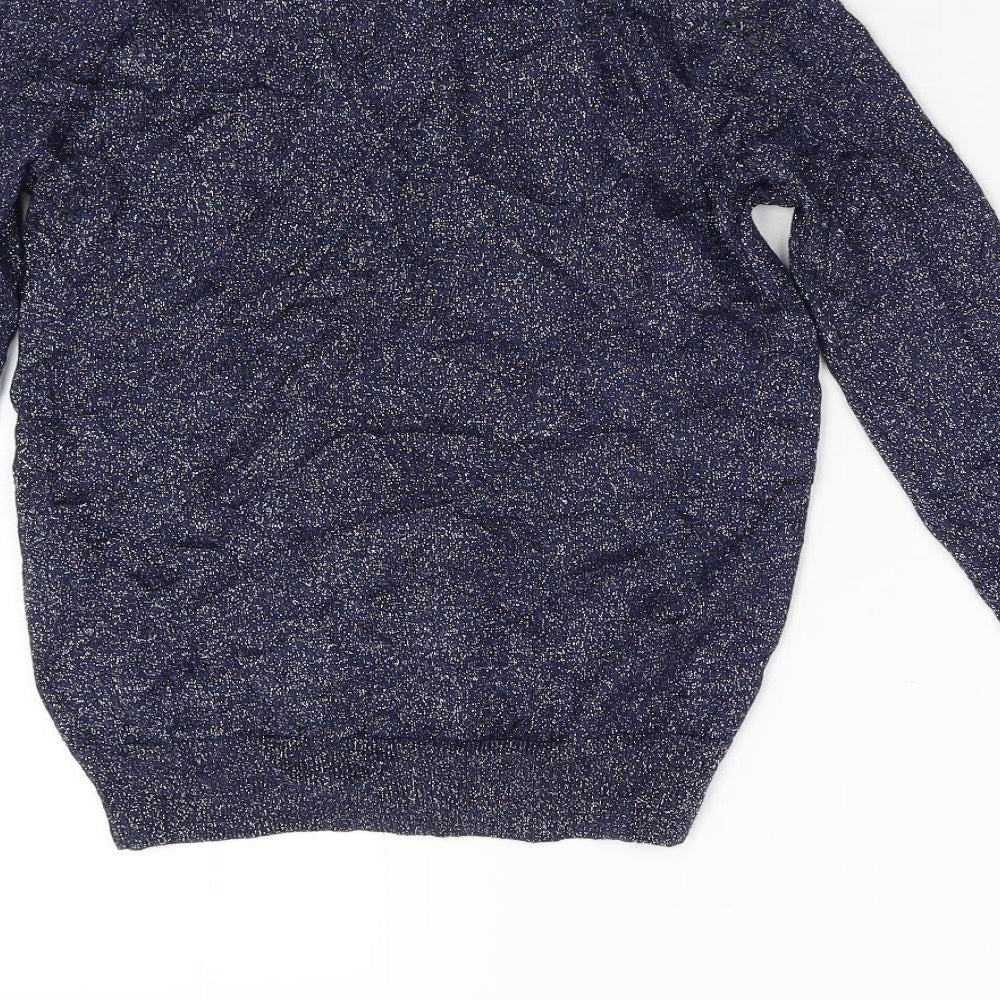 Primark Womens Blue   Full Zip Jumper Size 6