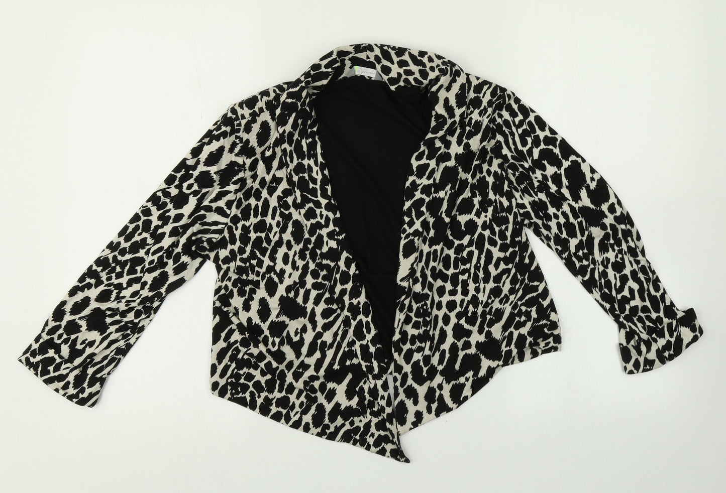 M&S Womens Multicoloured Animal Print  Shrug Jumper Size 14