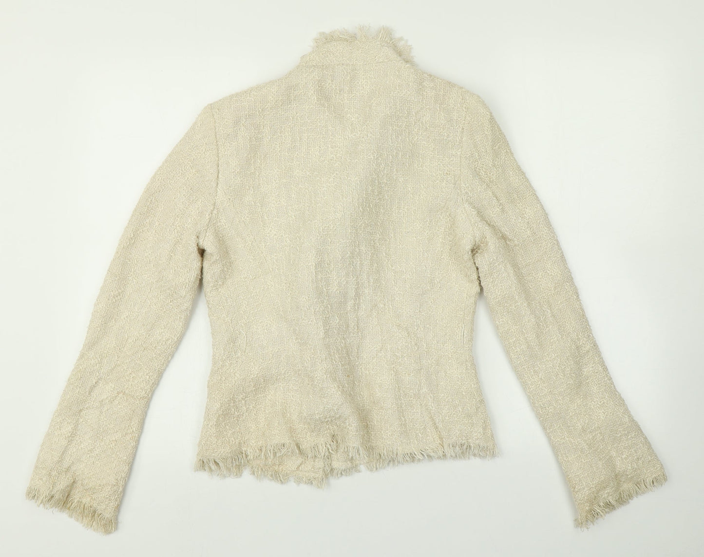 Zara Womens Beige   Cardigan Jumper Size 10