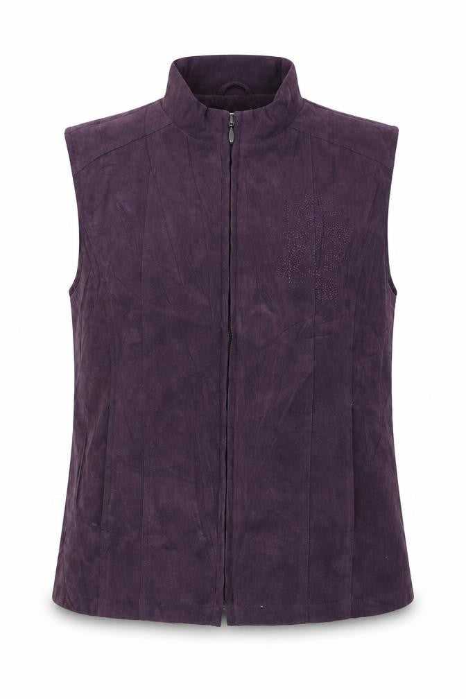 EMW Womens Purple   Vest Jumper Size M