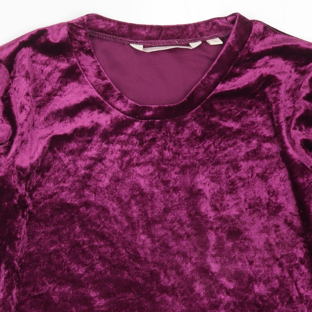 Forever Dreaming Womens Pink Solid  Top Pyjama Top Size S
