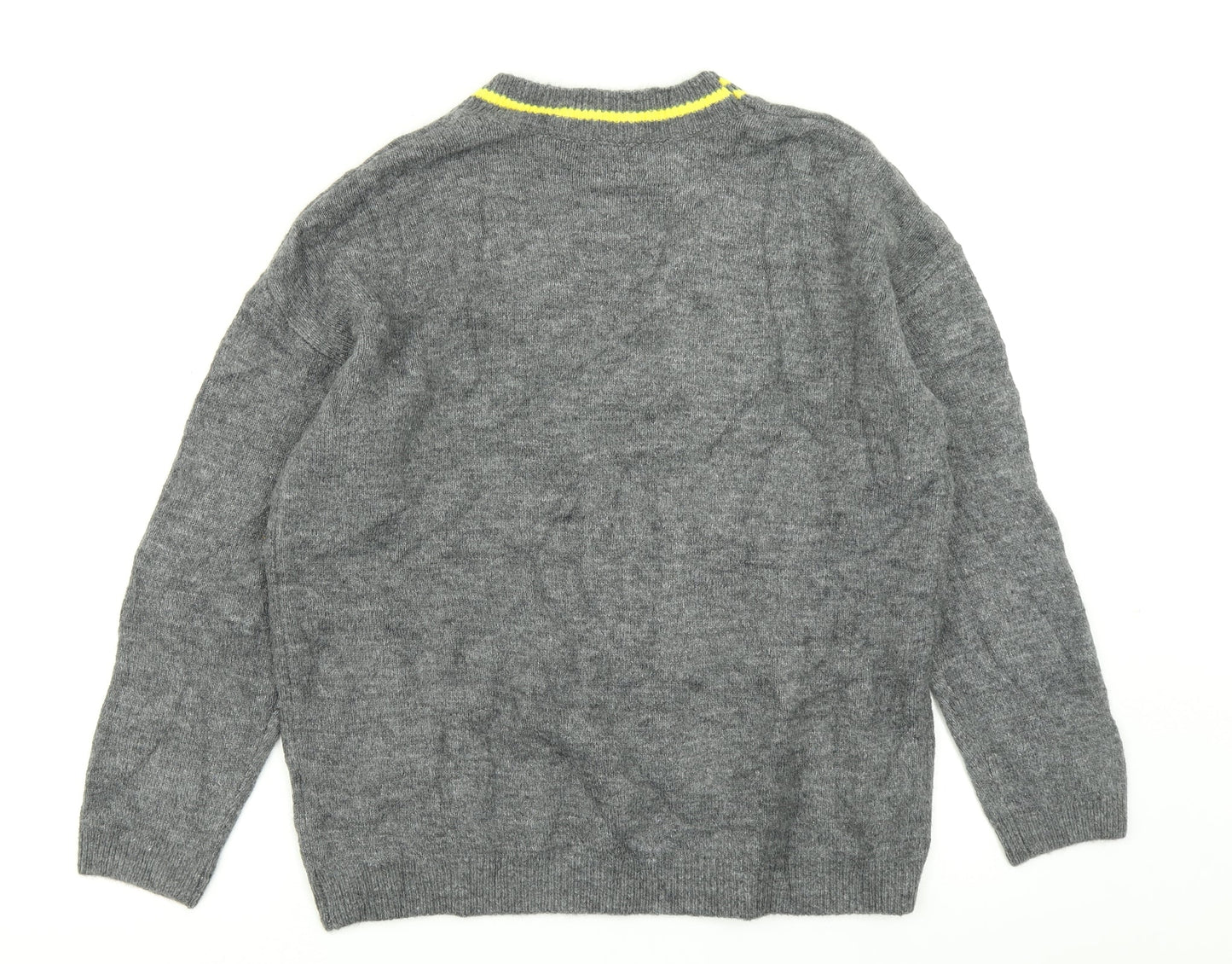 ASOS Womens Grey  Knit Pullover Jumper Size 8
