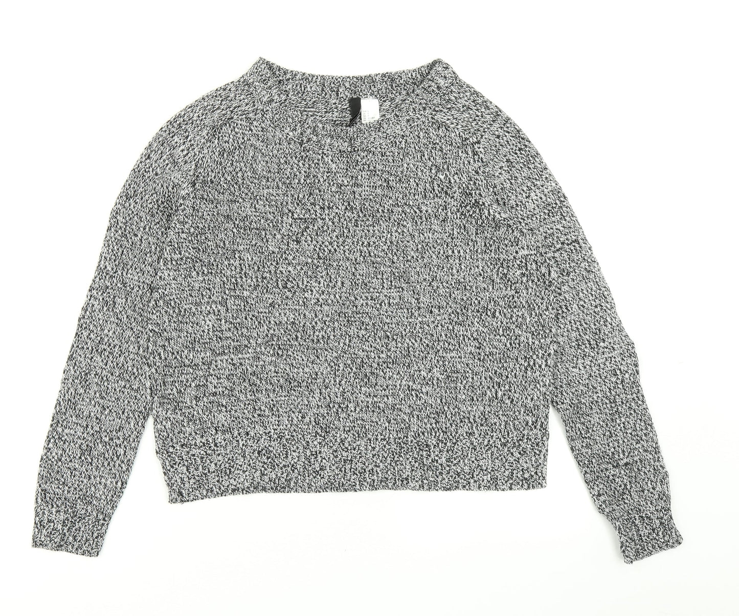 Divided Womens Grey  Knit Pullover Jumper Size S