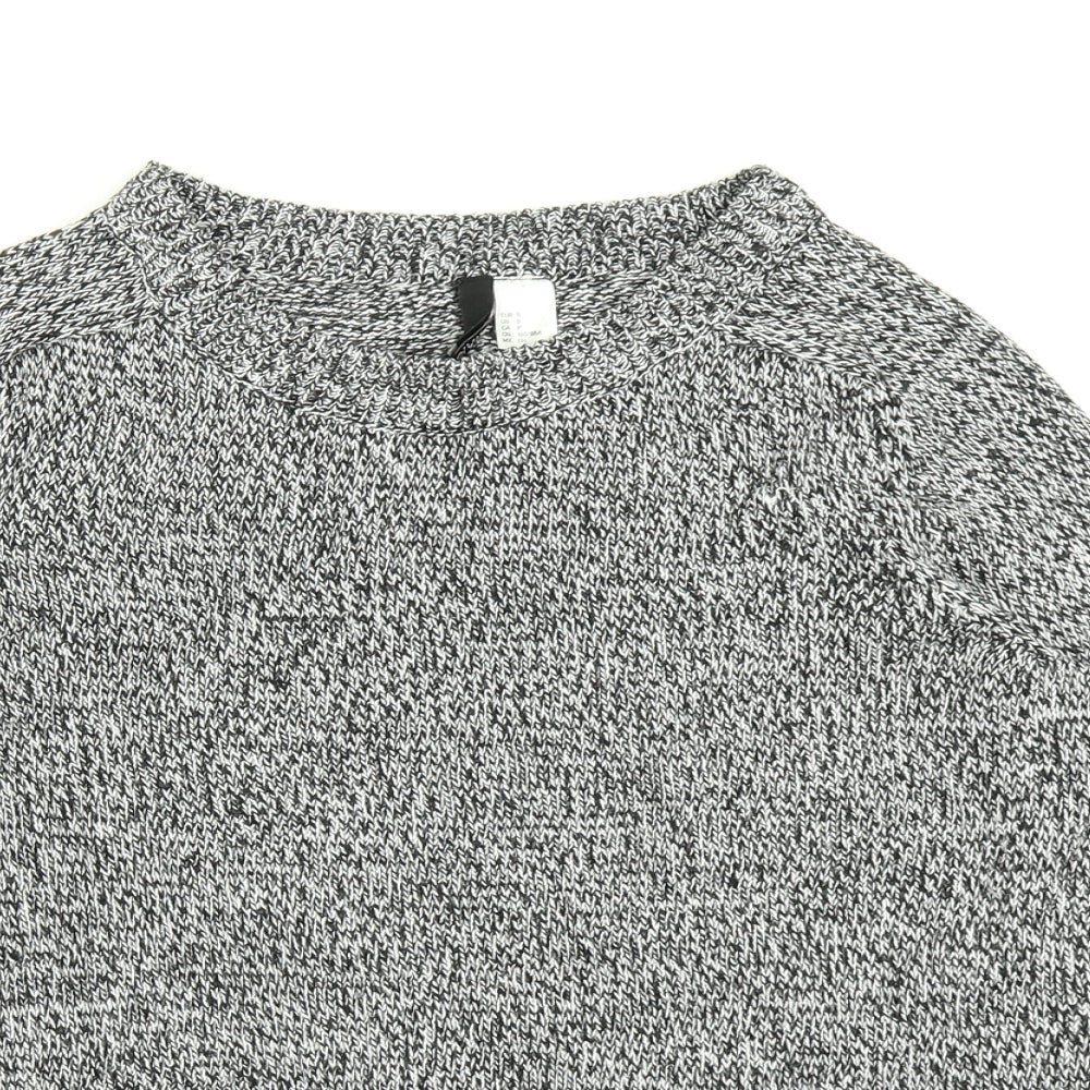 Divided Womens Grey  Knit Pullover Jumper Size S
