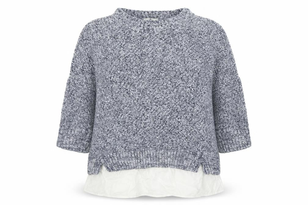 TU Womens Blue  Knit Pullover Jumper Size 14