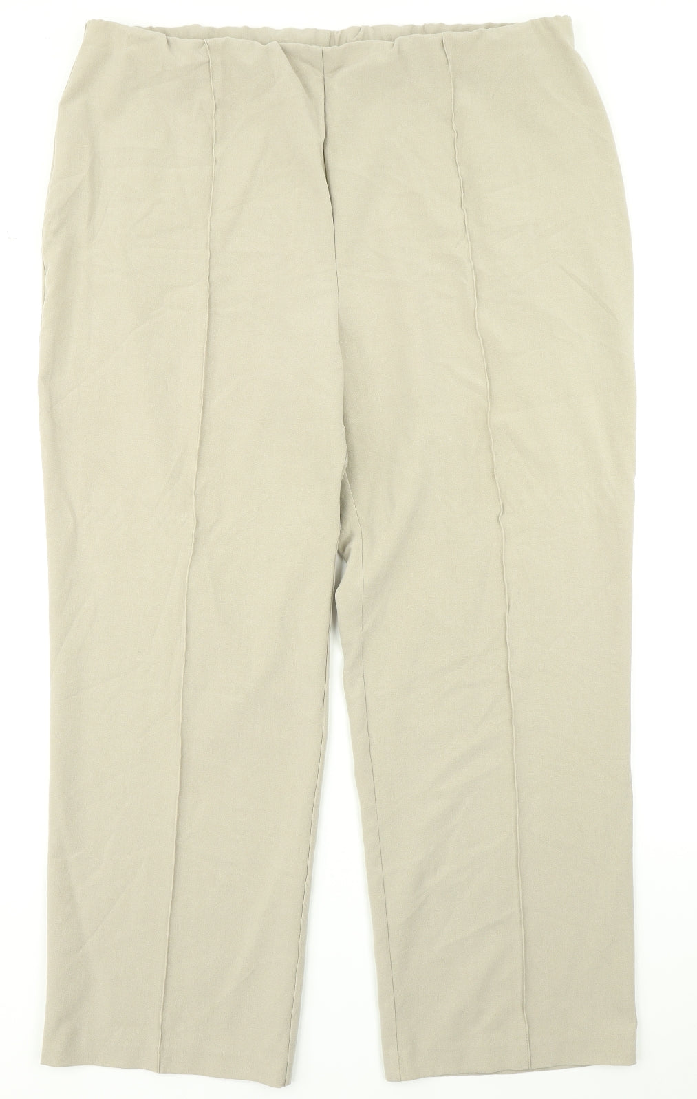Isle Womens Beige   Trousers  Size 22 L26 in
