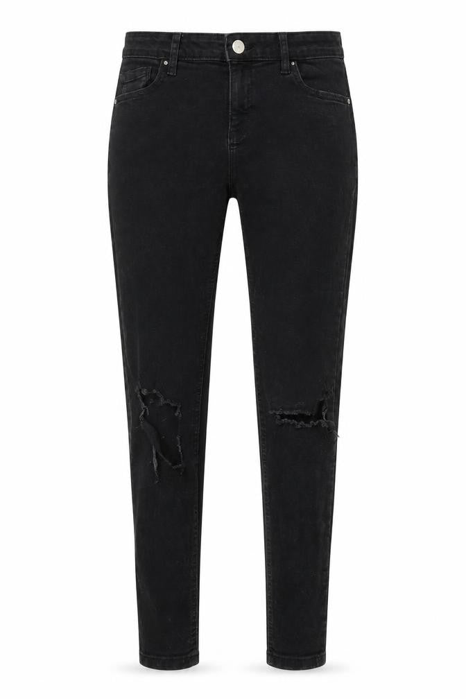 Dorothy Perkins Womens Black  Denim Skinny Jeans Size 10 L27 in