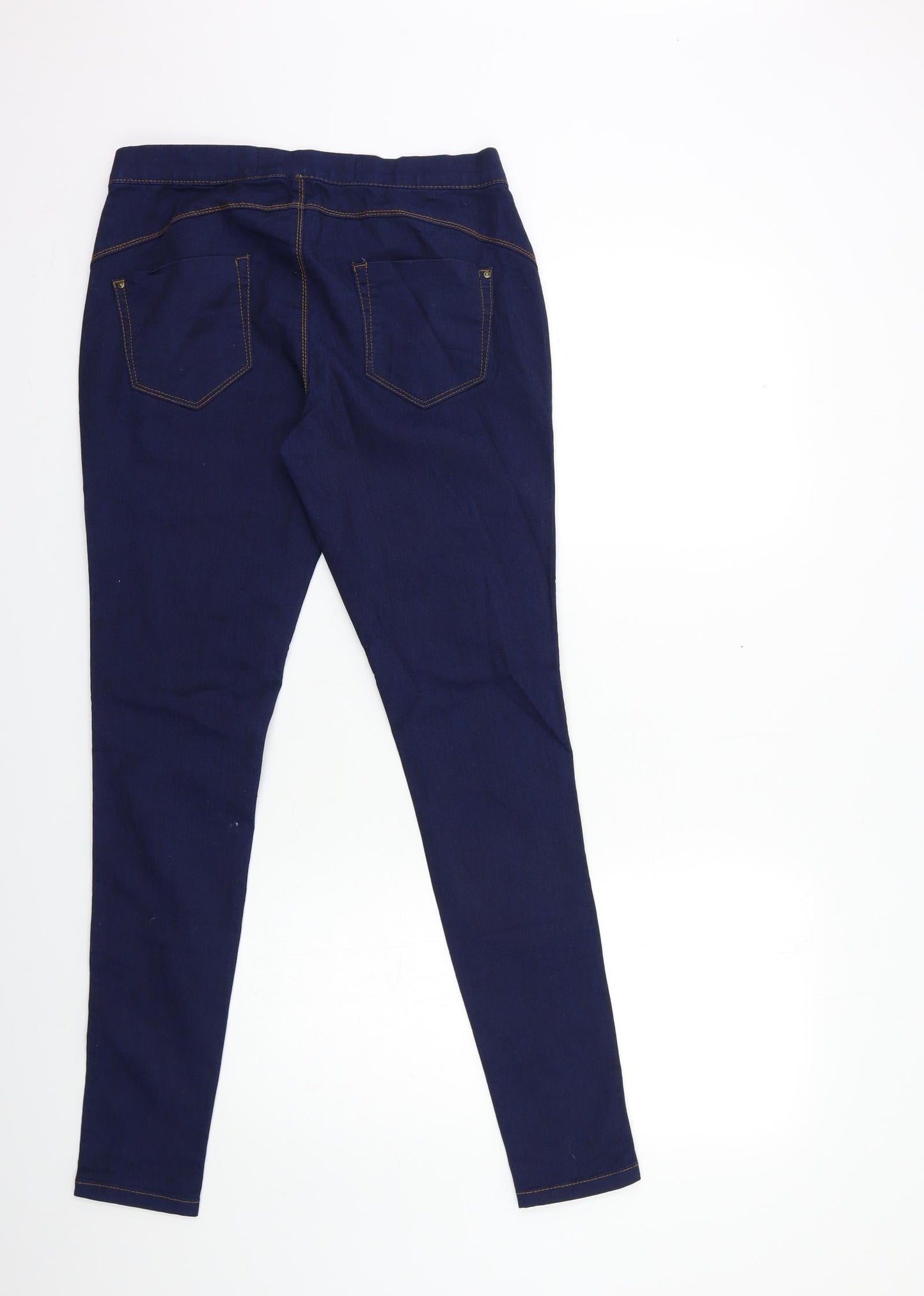 Denim & Co. Womens Blue  Denim Skinny Jeans Size 10 L30 in