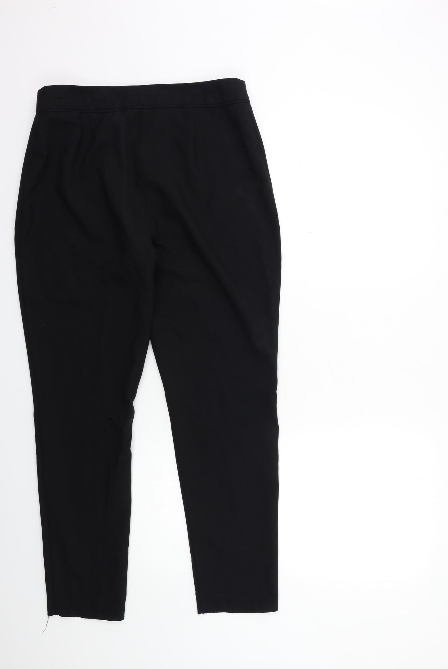 F&F Womens Black   Trousers  Size 12 L28 in