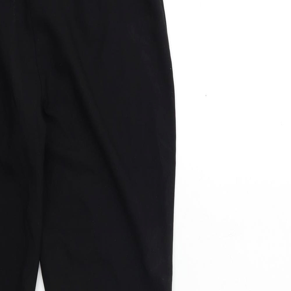 F&F Womens Black   Trousers  Size 12 L28 in