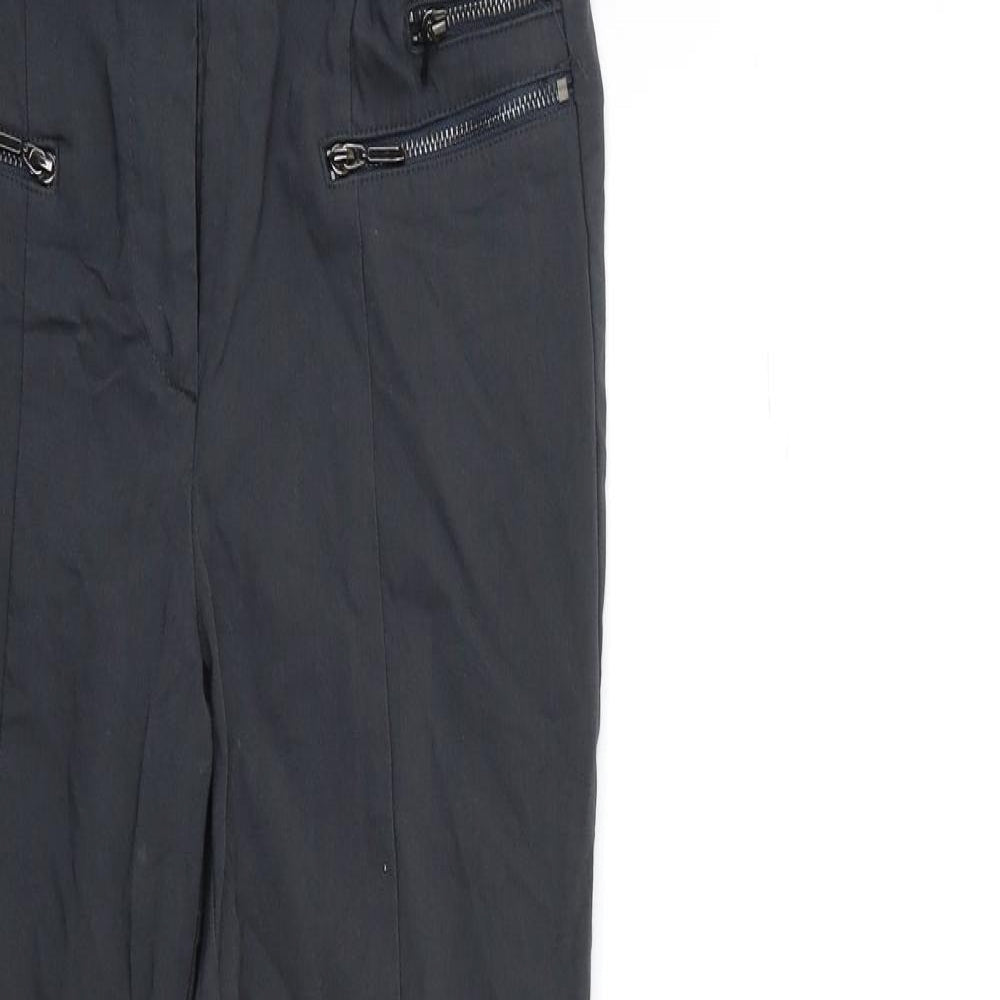 Dorothy Perkins Womens Grey   Trousers  Size 10 L28 in