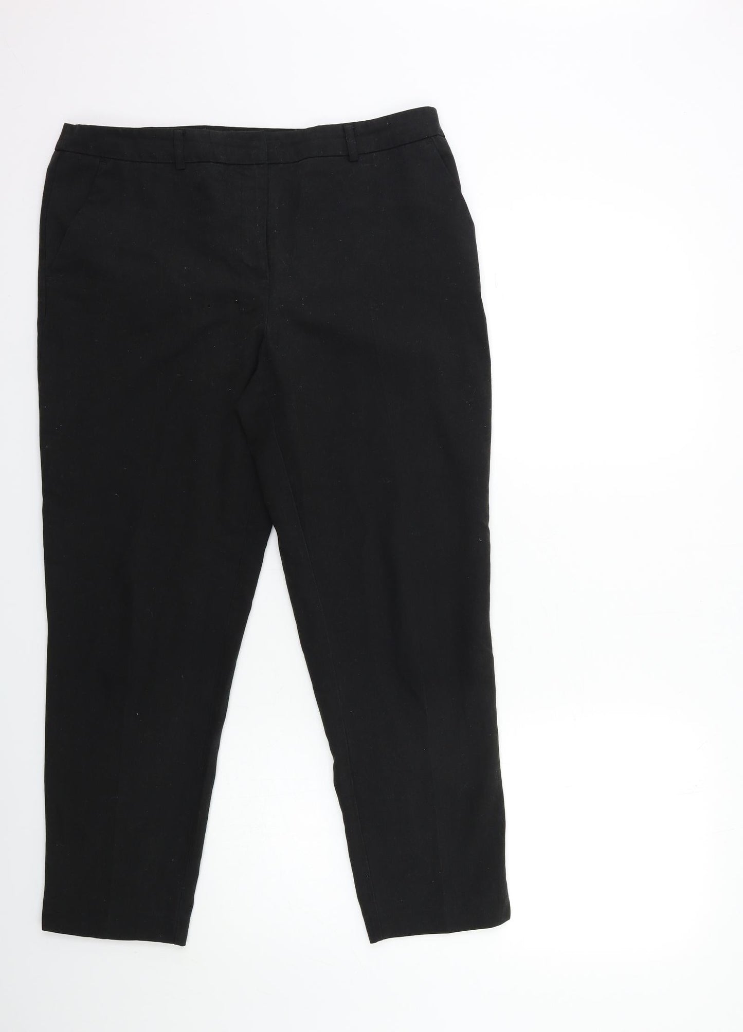 Dorothy Perkins Womens Black   Trousers  Size 12 L27 in