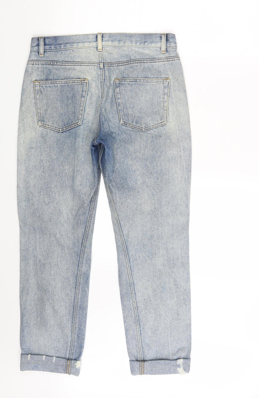 Warehouse Womens Blue  Denim Straight Jeans Size 10 L28 in