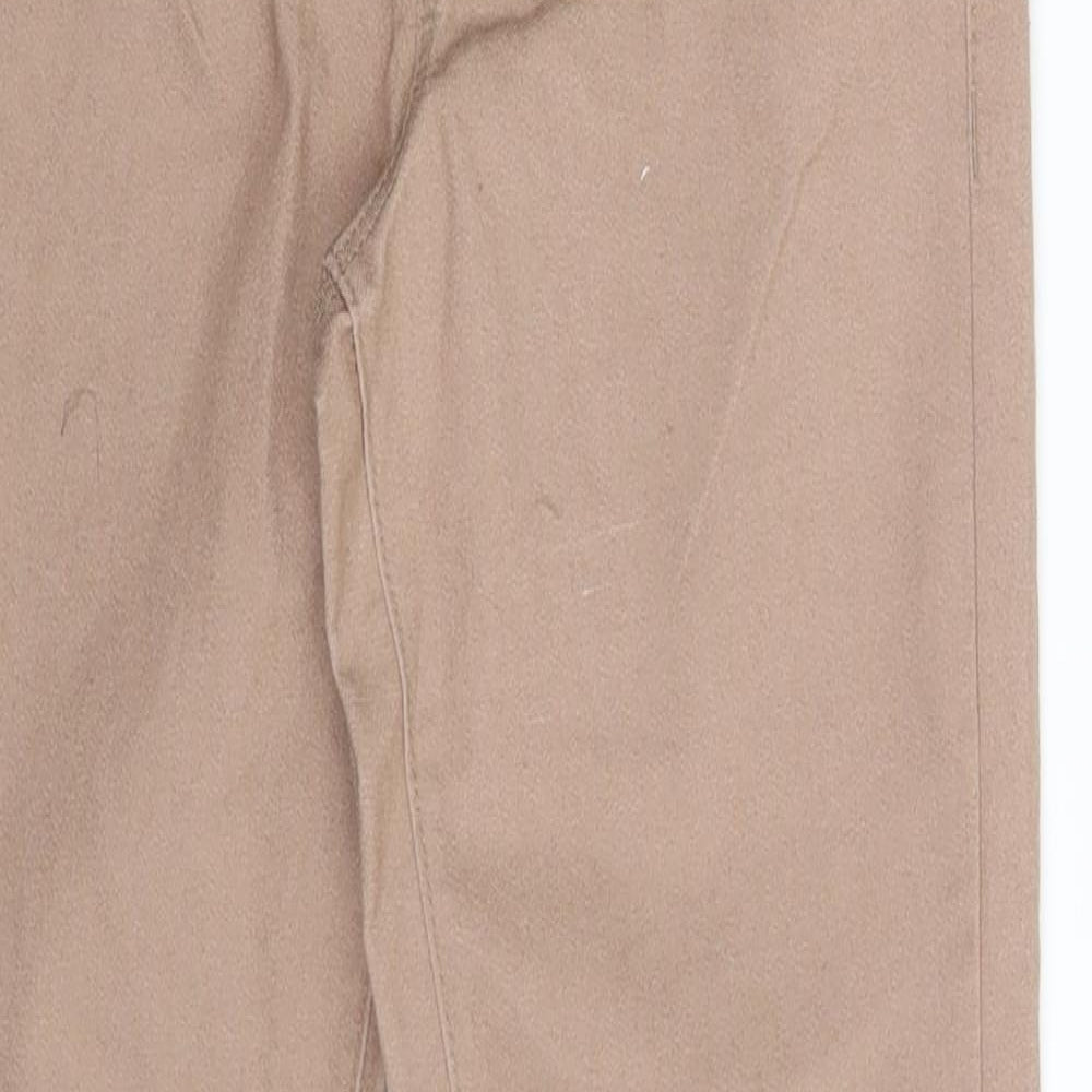 Denim Co. Womens Pink  Denim Jegging Leggings Size 4 L28 in