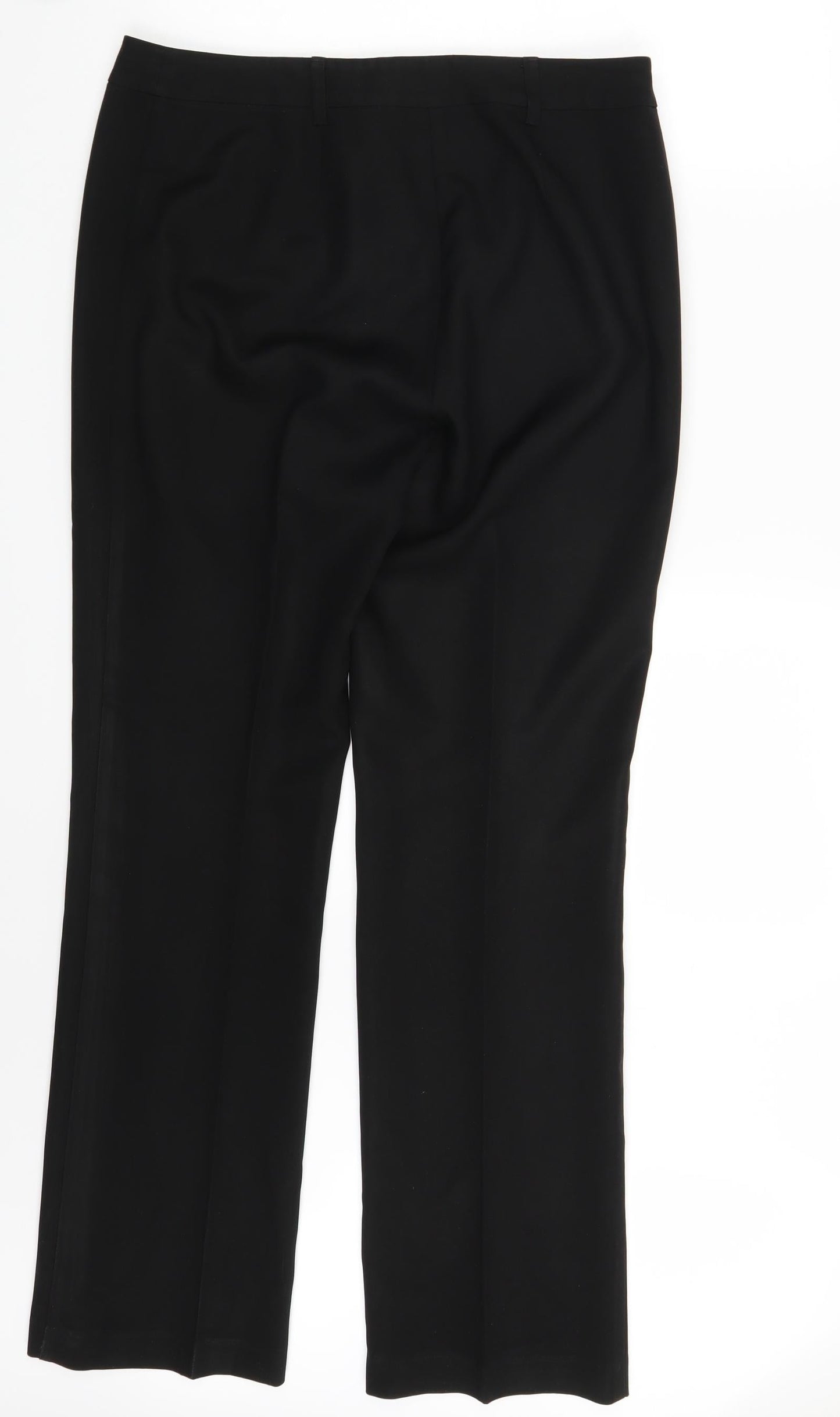 Papaya Womens Black   Dress Pants Trousers Size 10 L31 in
