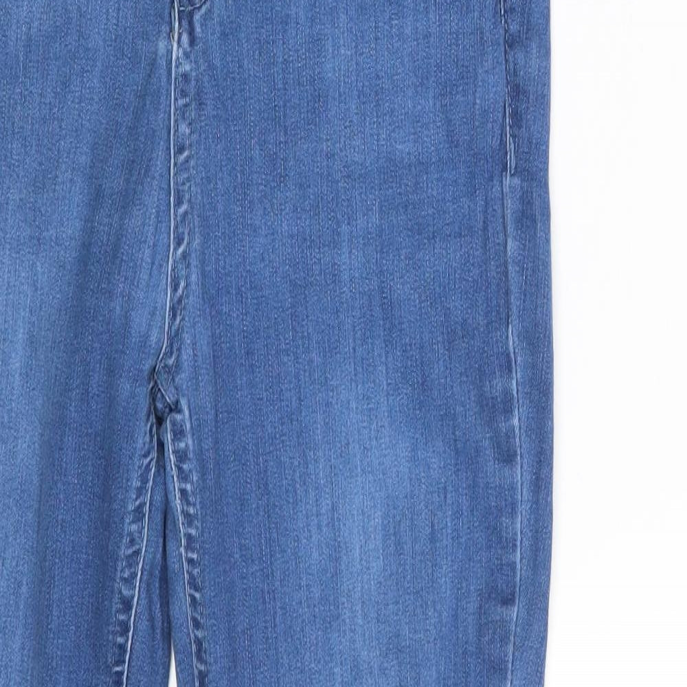 Preworn Womens Blue  Denim Skinny Jeans Size 10 L27 in
