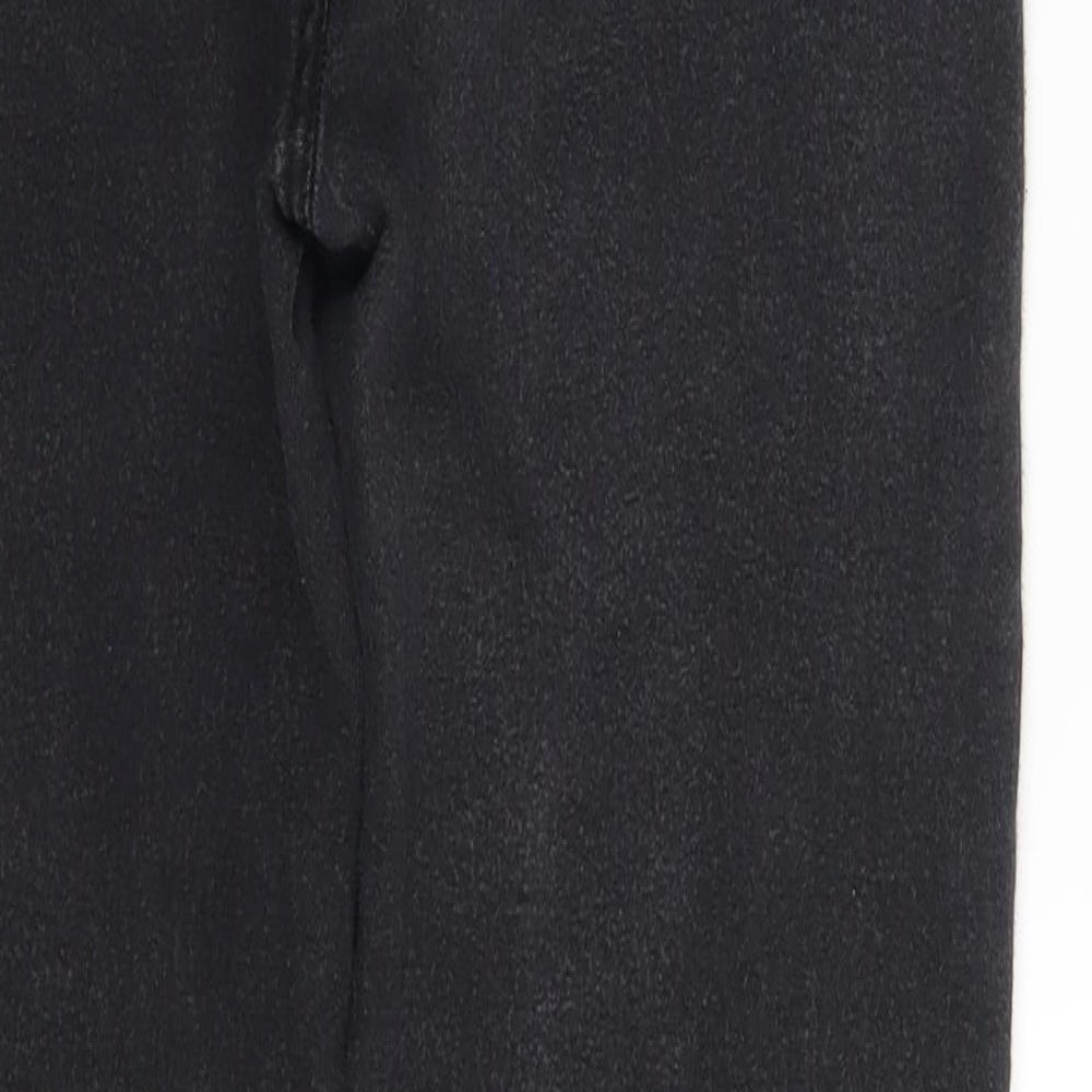 Denim Co. Womens Black  Denim Jegging Leggings Size 12 L28 in