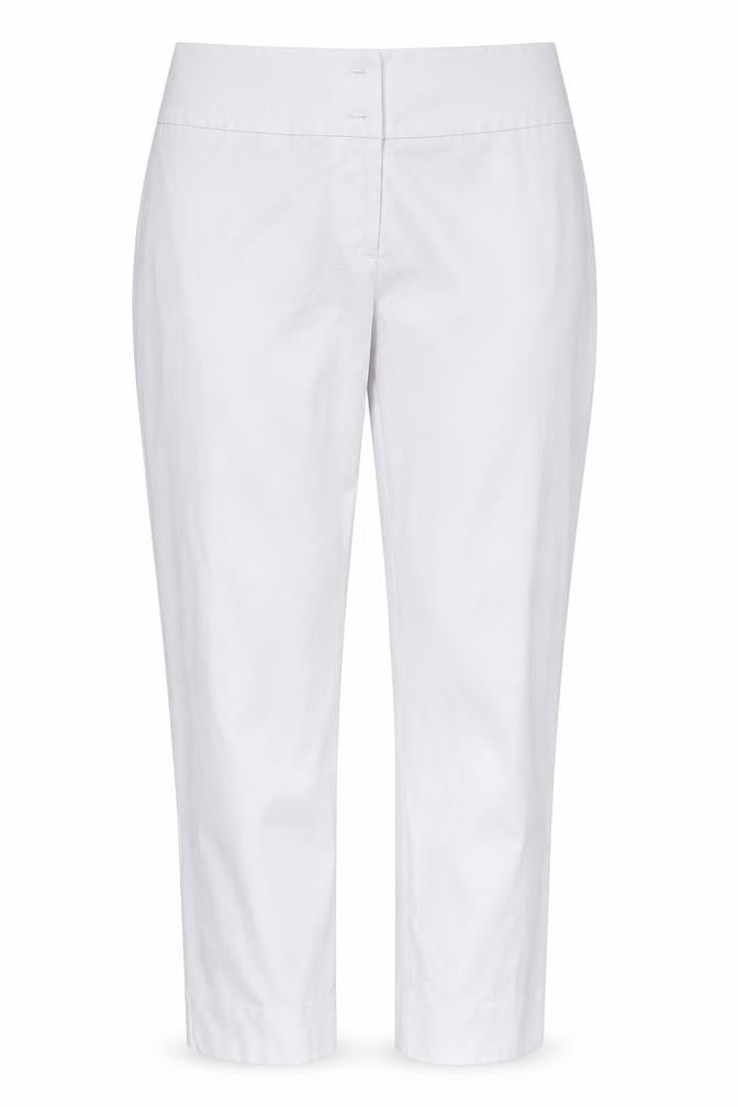 Preworn Womens White   Dress Pants Trousers Size 10 L28 in