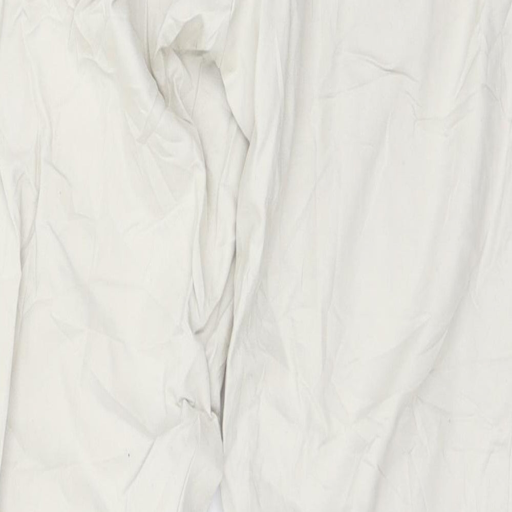 Preworn Womens Ivory   Trousers  Size 30 in L28 in