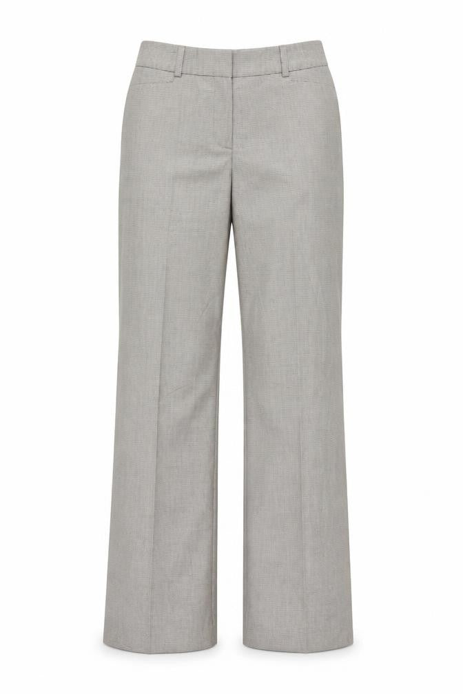 Comma Womens Brown Check  Trousers  Size 8 L30 in