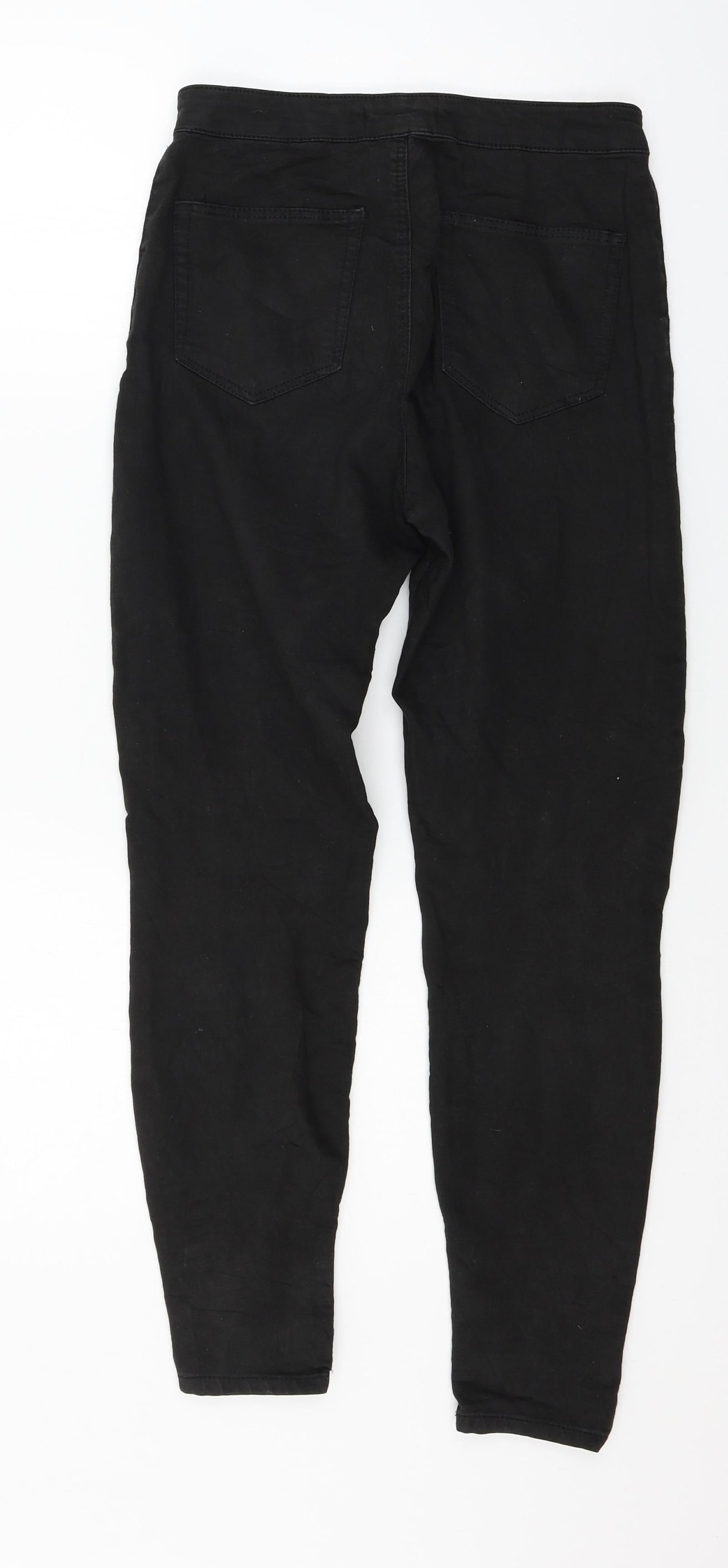 Bershka Womens Black  Denim Skinny Jeans Size 8 L26 in