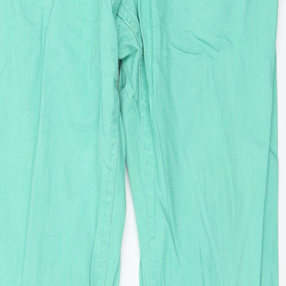 OKAY Womens Green  Denim Skinny Jeans Size 32 in L33 in